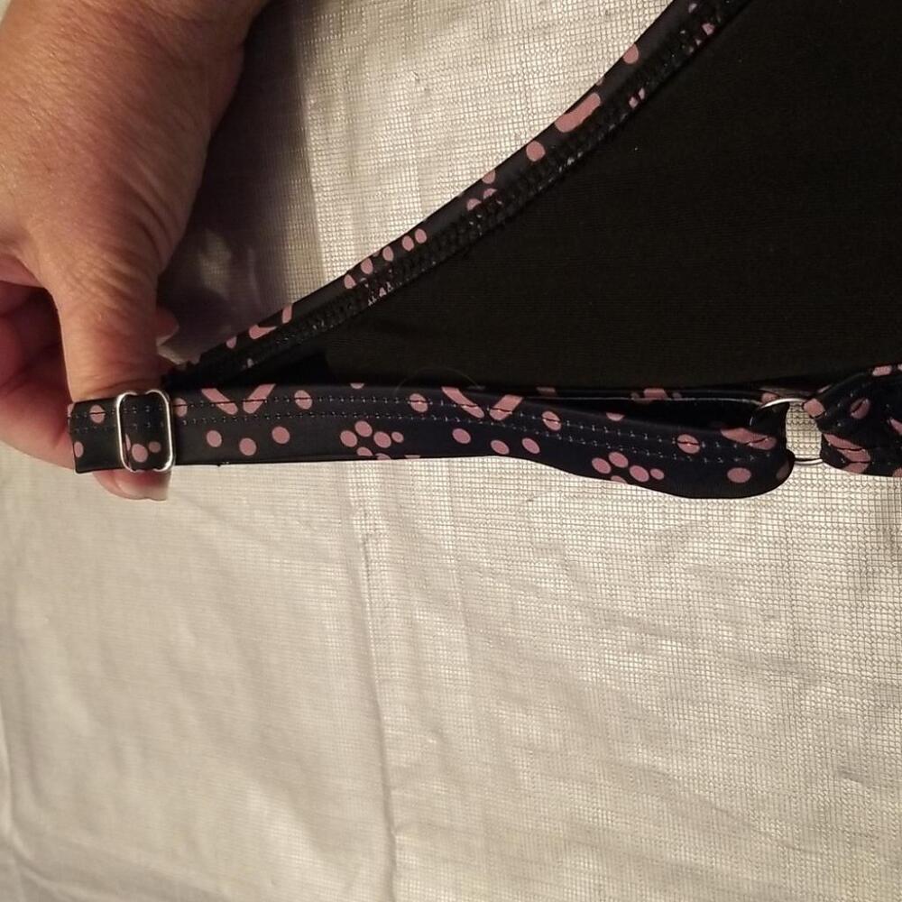 Source Unknown Blue And Black Patterned One Piece… - image 2